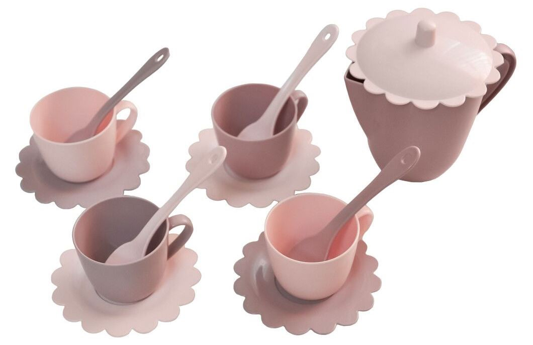 Tigres 39940 Chamomile Toy Tea Set in Bag, Powder, 14 pcs