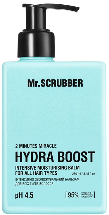 Mr. Scrubber Hydra Boost Intensively Moisturizing Hair Balm for All Hair Types, 250 mL