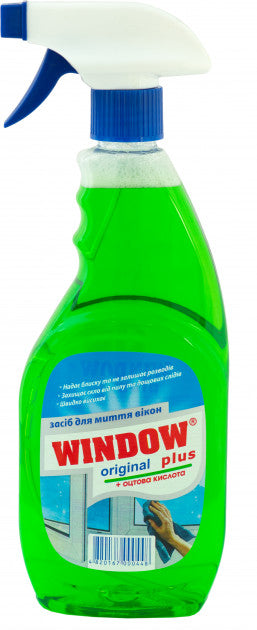 Glass cleaner Window Plus spray 500 mL green