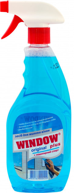 Glass cleaner Window Plus spray 500 mL blue