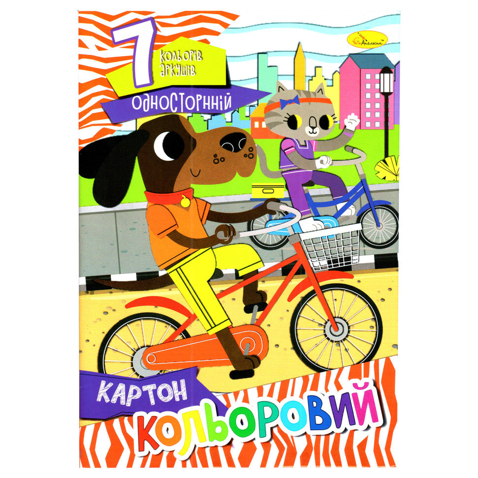 Apelsyn AP-1101 A4 Colored Cardstock, 7 Sheets - Image 3