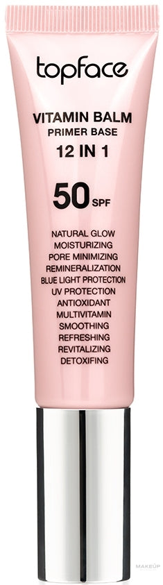 TopFace 12-in-1 Vitamin Balm Makeup Primer Base, 30 mL
