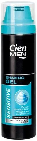 Cien Sensitive Skin Shaving Gel, 200 mL