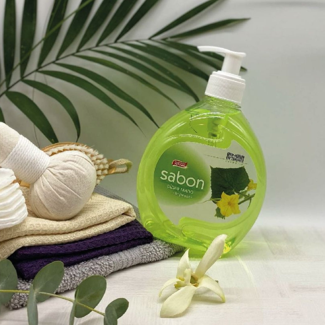 Armoni Sabon Cucumber with Pump Liquid Hand Soap, 500 mL - Image 2