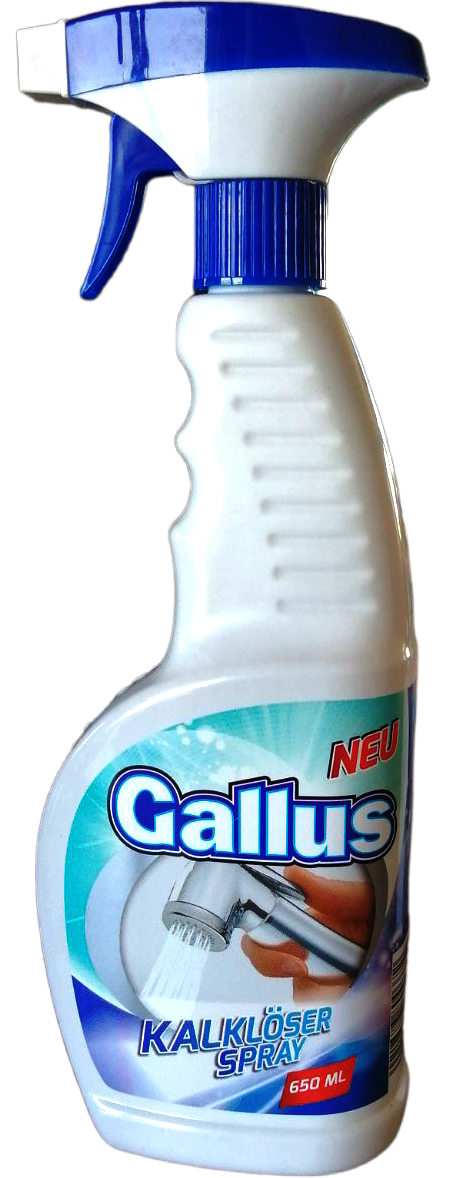 Gallus Limescale & Rust Remover Spray, 650 mL