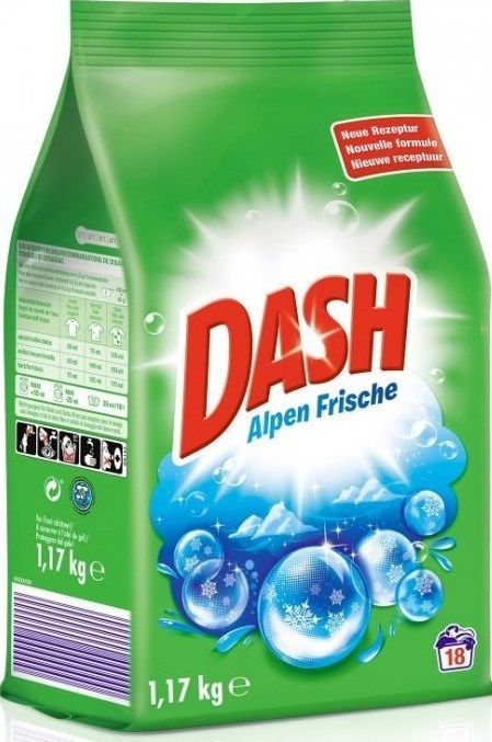 Dash Alpine Fresh Laundry Detergent Powder, 18 Loads, 1.17 kg