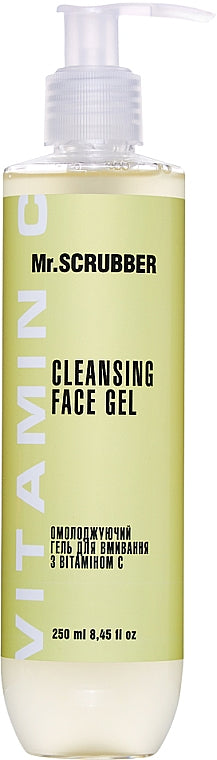 Mr.Scrubber Vitamin C Rejuvenating Face Wash Gel, 250 mL
