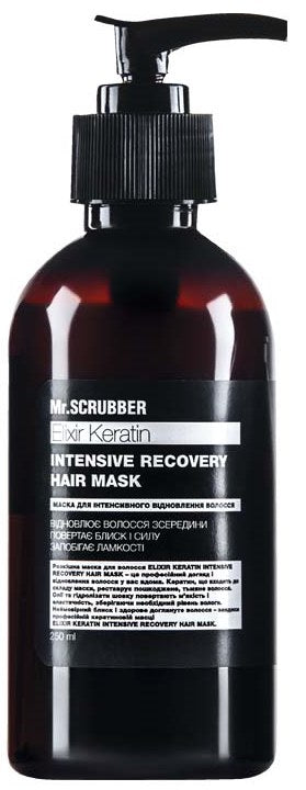 Mr. Scrubber Elixir Keratin Repair Hair Mask, 250 mL