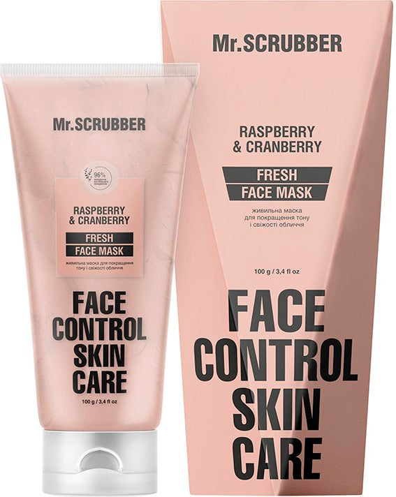 Mr. Scrubber Fresh Face Control Nourishing Face Mask for Improved Tone & Freshness, 100 g