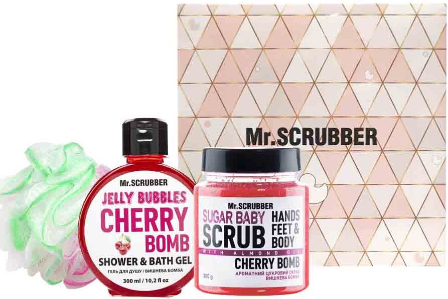 Mr. Scrubber Cherry Bomb Women's Gift Set