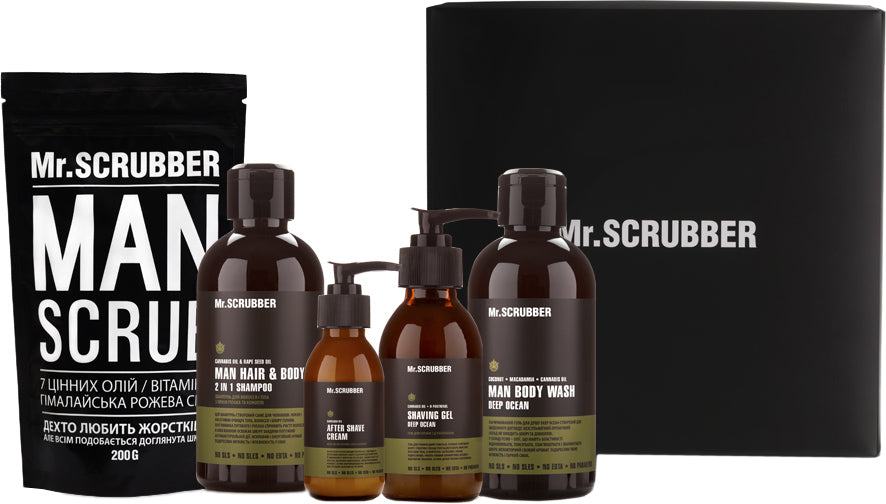Mr. Scrubber Beauty Box Men's Gift Set