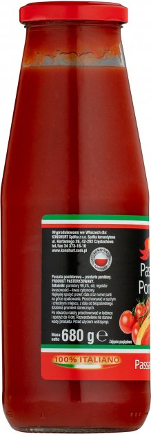 MK Classic Tomato Passata, 680 g - Image 2