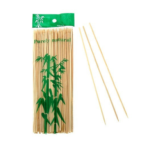 Wooden Skewers, 15 cm, 100 pcs - Image 2