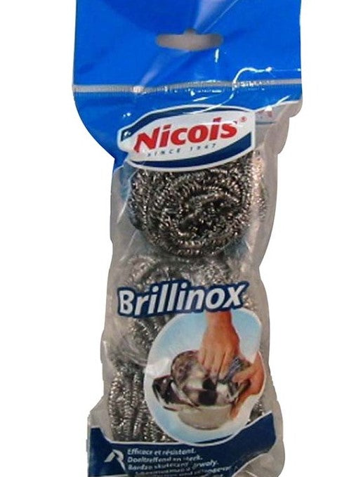 Nicols Brillinox Kitchen Scrubbers, 3 pcs - Image 2