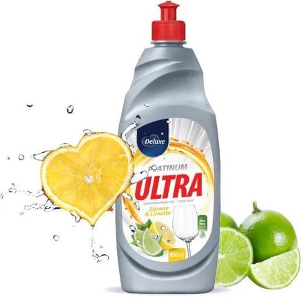 Deluxe Ultra Platinum Lemon & Lime Dishwashing Balsam, 850 mL - Image 2