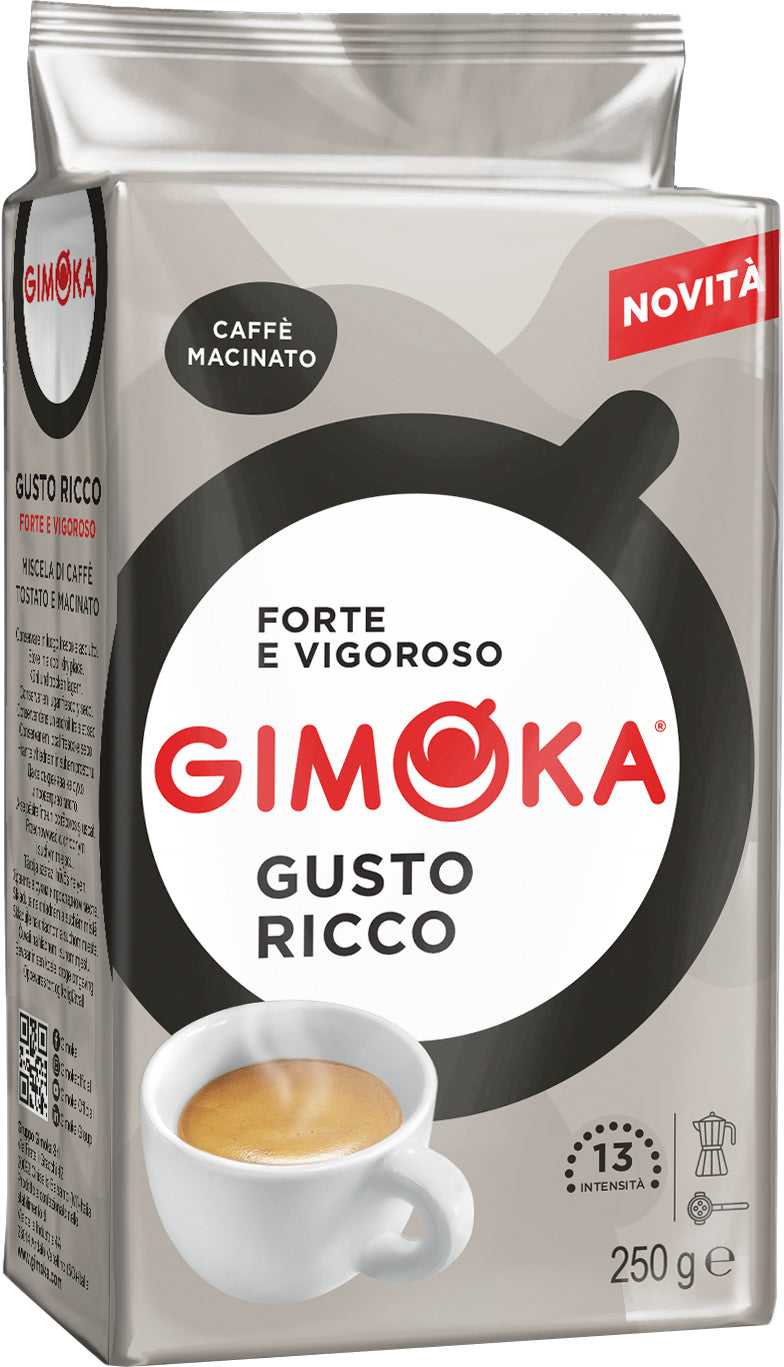 Gimoka Gusto Ricco Ground Coffee, 250 g