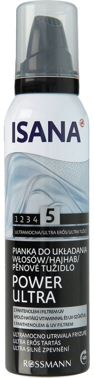 Isana Power Ultra Hold 5 Hair Mousse, 150 mL