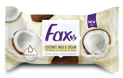Fax Cream & Coconut Milk Bar Soap, 60 g