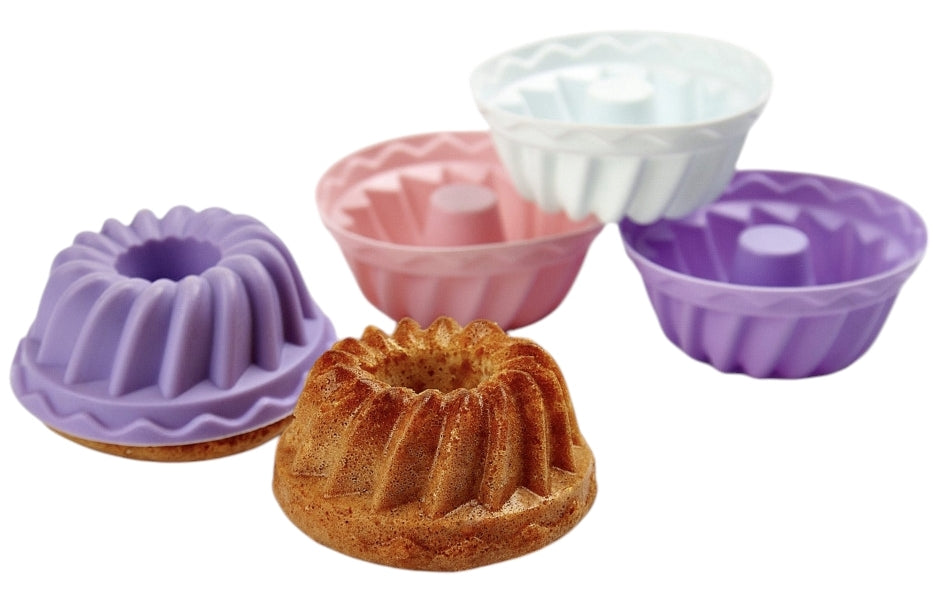 Baroness 50551 Silicone Cupcake Baking Mold, 6 pcs