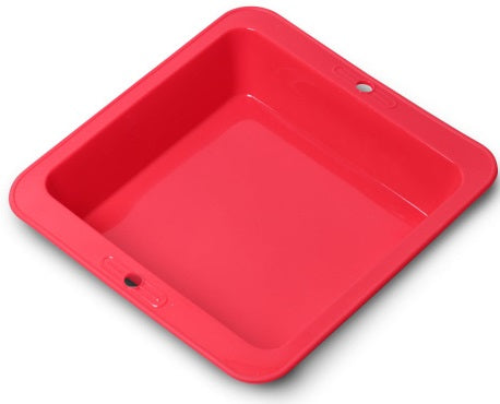 Kamille KM7754 Square Silicone Baking Mold, 26.1 x 24.5 x 6 cm
