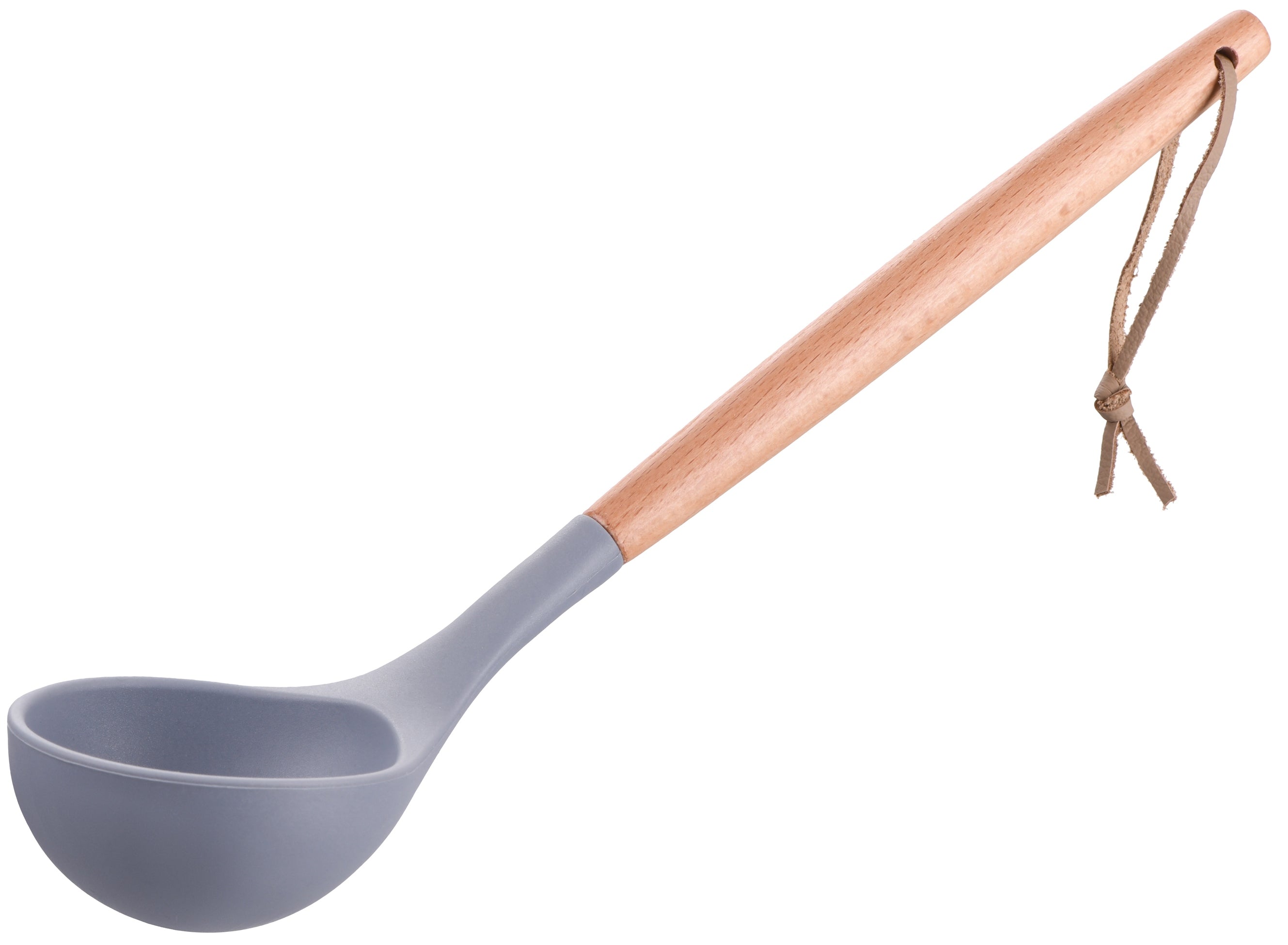 Ardesto Midori AR3018GB Silicone Ladle with Wooden Handle