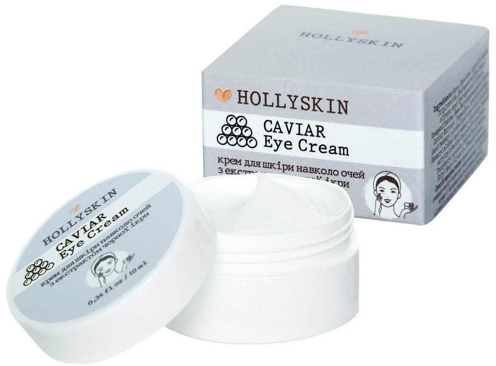 Hollyskin Black Caviar Extract Eye Cream, 10 mL