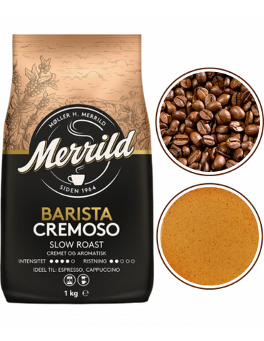 Merrild Barista Cremoso Whole Bean Coffee, 1 kg - Image 2