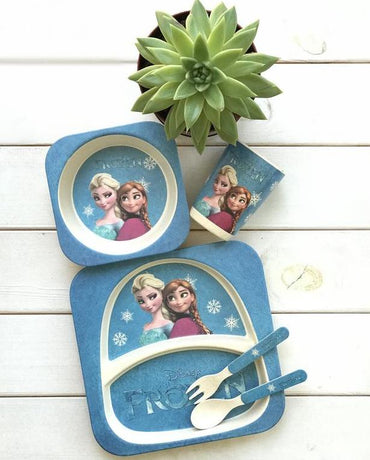 Frozen Kids Eco-Bamboo Tableware Set, 5 pcs - Image 2