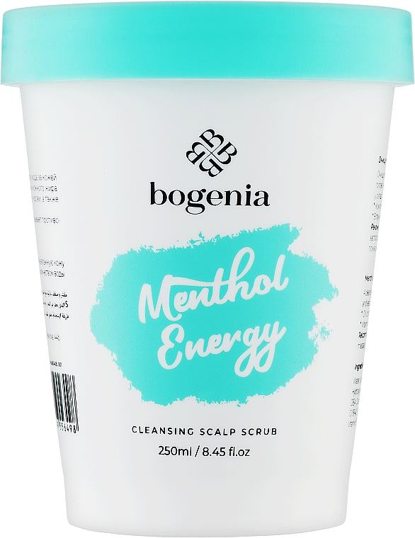 Bogenia Menthol Energy Scalp Scrub, 250 mL