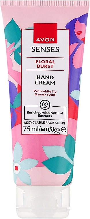 Avon Senses Floral Burst Hand Cream, 75 mL