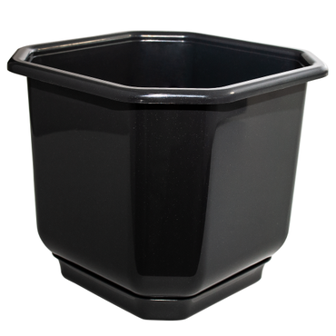 Aleana Lady 112021 Planter with Saucer, 36 x 36 cm, 23 L - Image 2