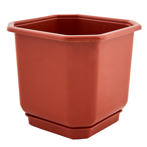 Aleana Lady 112021 Planter with Saucer, 36 x 36 cm, 23 L - Image 4