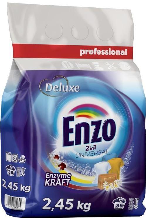 Deluxe Enzo 2-in-1 Universal Laundry Detergent Powder, 35 Loads, 2.45 kg