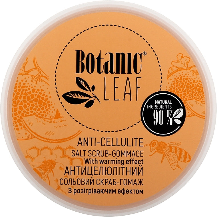Botanic Leaf Warming Anti-Cellulite Salt Scrub Gommage, 300 mL