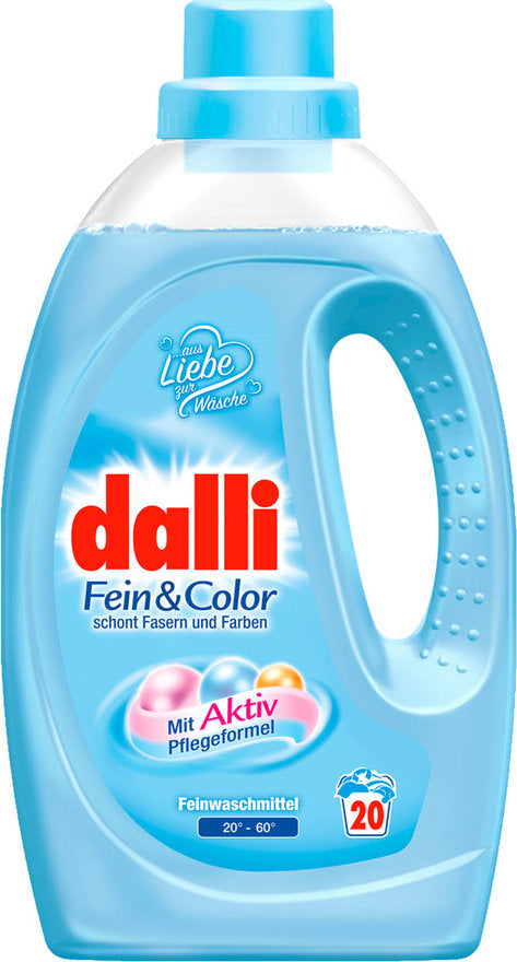 Dalli Delicates & Color Liquid Laundry Detergent, 20 Loads, 1.1 L