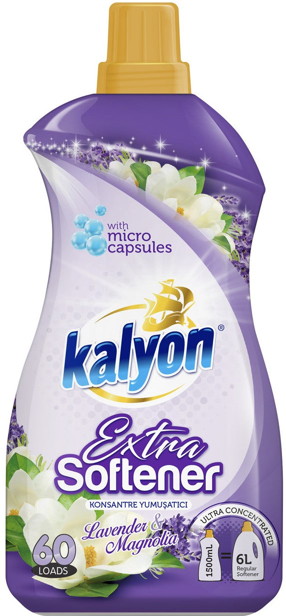 Kalyon Lavender & Magnolia Fabric Softener, 1500 mL