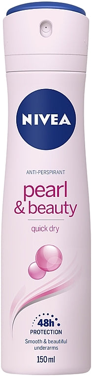 Nivea Pearl & Beauty Women's Antiperspirant Deodorant, 150 mL