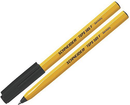 Schneider 505 F Ballpoint Pen, Black Ink, 0.5 mm