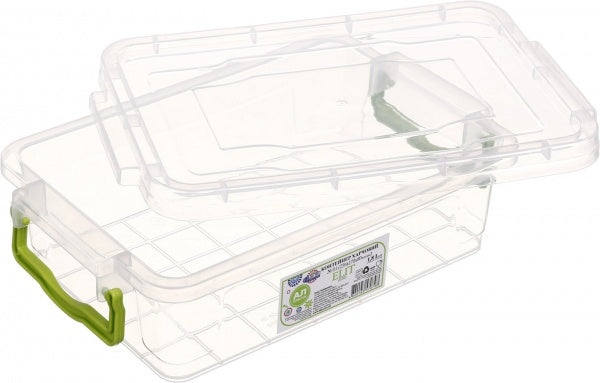 Al-Plastik Elit No. 1 Flat Food Storage Container, 1.8 L - Image 3