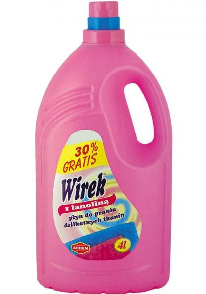 Wirek Liquid Laundry Detergent for Delicate Fabrics, 4 L