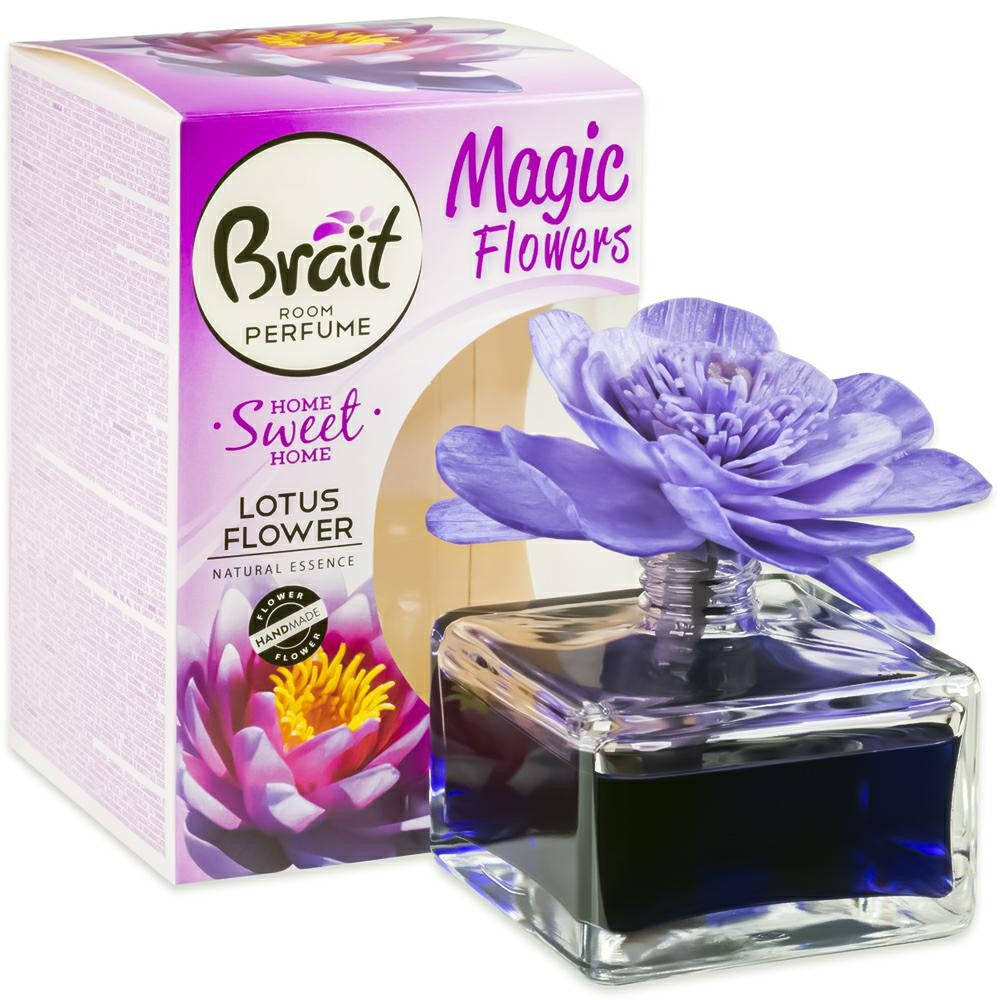 Brait Lotus Flower Decorative Air Freshener, 75 mL