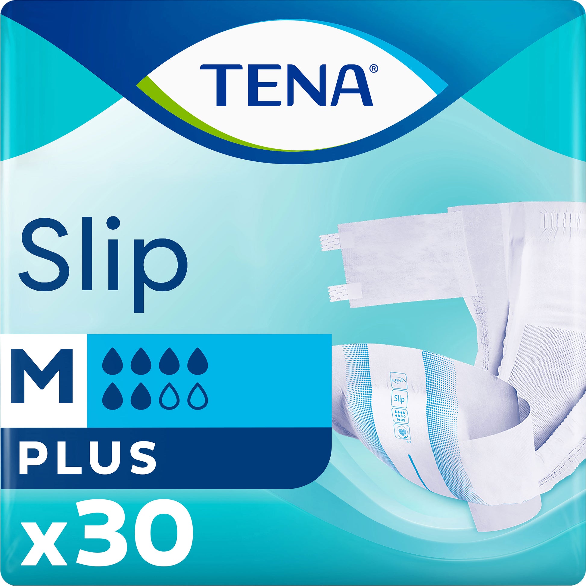 Tena Slip Plus Medium Adult Incontinence Briefs, 30 pcs, 70-120 cm - Image 2