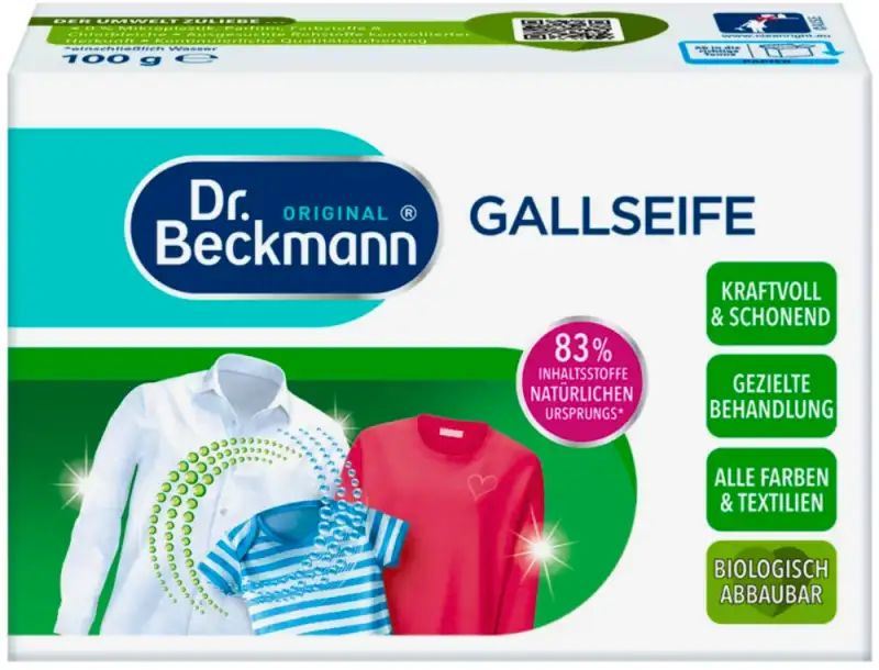Dr. Beckmann Stain Remover Laundry Soap, 100 g