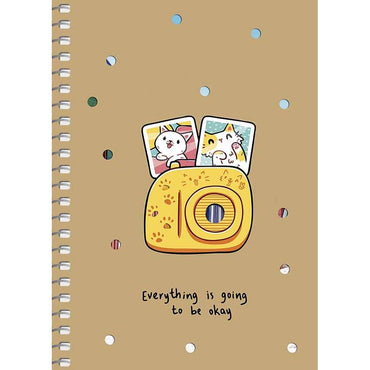 Shkolyaryk A6-SC-080-6120K A6 Spiral Grid Notebook, 80 Sheets - Image 2