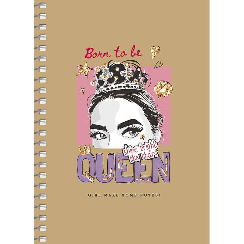 Shkolyaryk A6-SC-080-6120K A6 Spiral Grid Notebook, 80 Sheets - Image 3