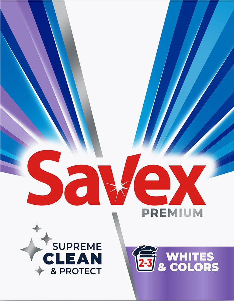 Savex Automatic Whites & Colors Laundry Detergent Powder, 400 g