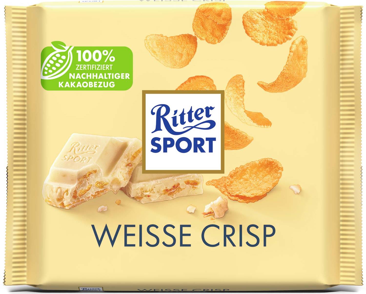 Ritter Sport White Crisp Chocolate, 100 g