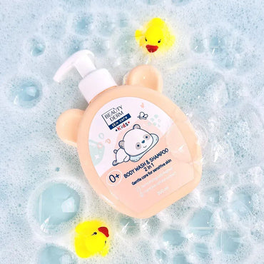 Beautyderm Kids Baby Shampoo & Bath Gel with Pump, 300 mL - Image 2