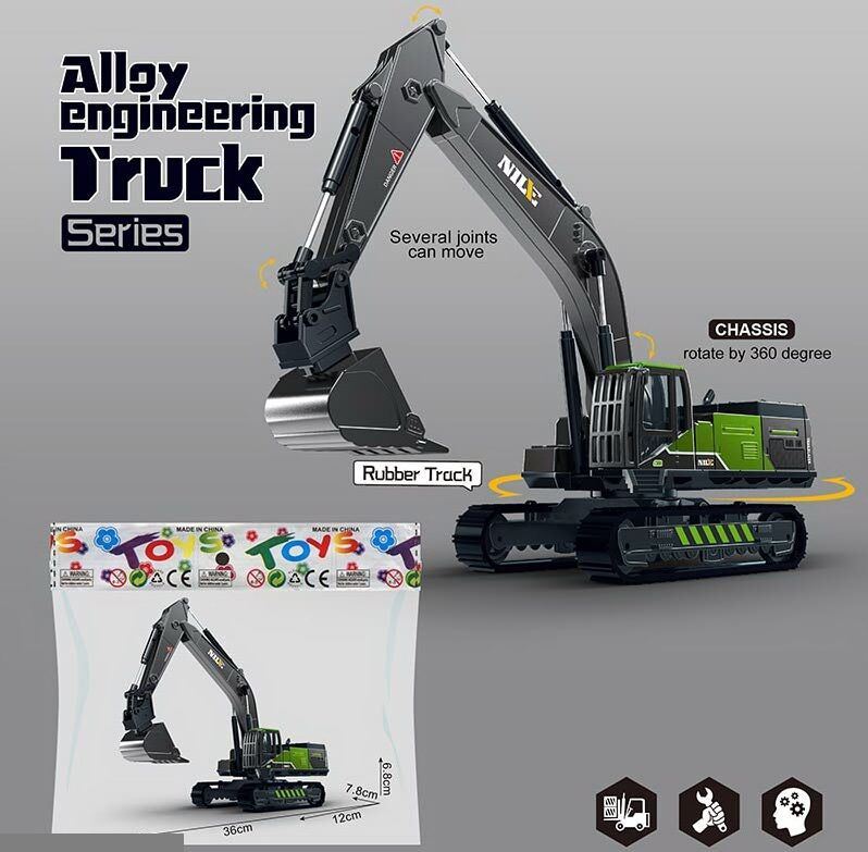 Toys 601-1 Toy Excavator in Bag