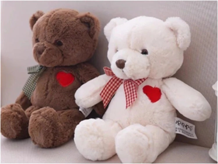 M14313 Plush Bear with Heart, 34 cm